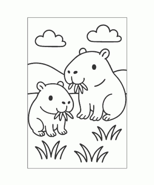 Ausmalbild Tiere 008