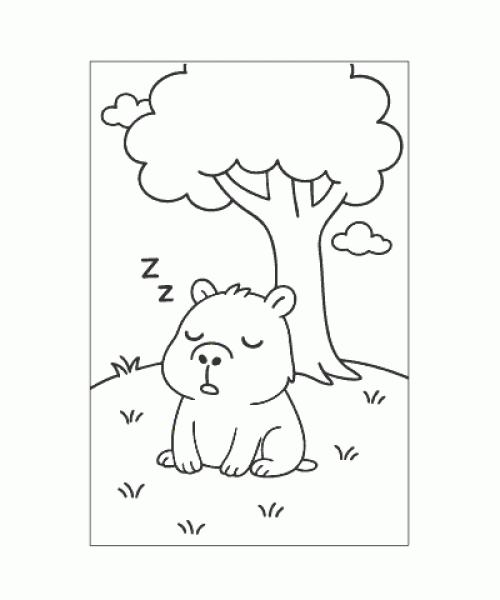 Ausmalbild Tiere 009