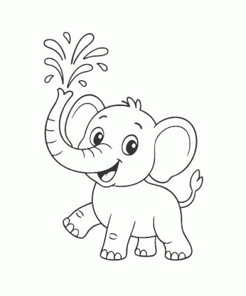 Ausmalbild Tiere 013