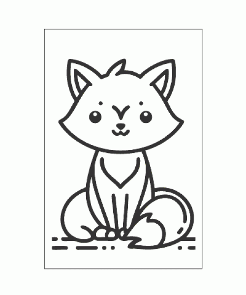 Ausmalbild Tiere 023