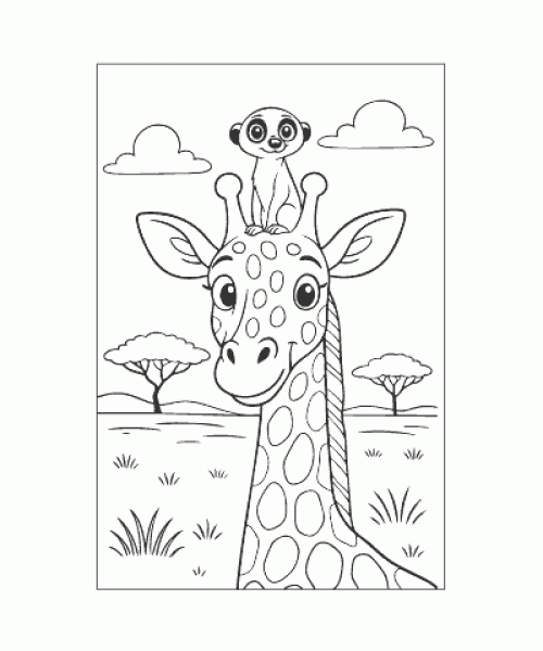 Ausmalbild Tiere 026