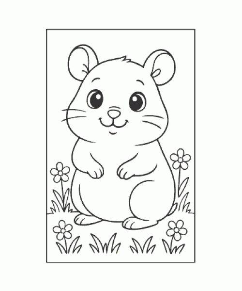 Ausmalbild Tiere 028