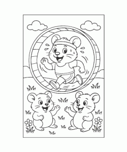 Ausmalbild Tiere 030