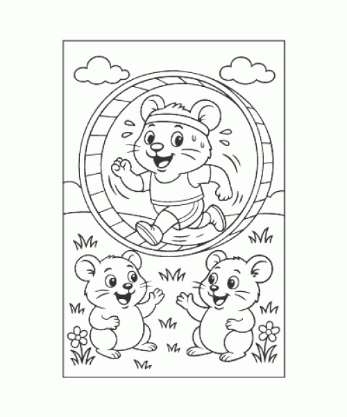 Ausmalbild Tiere 030