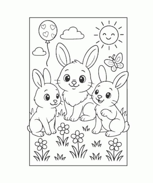 Ausmalbild Tiere 032