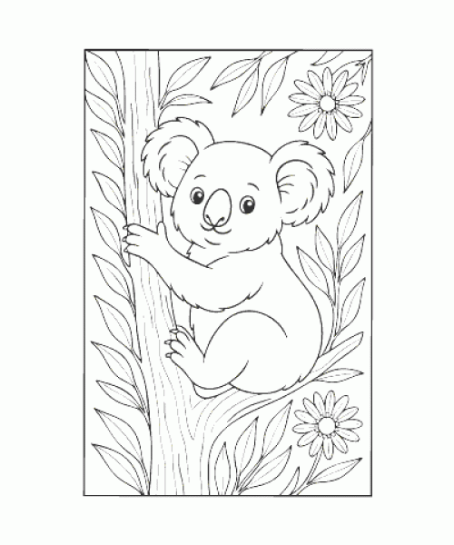 Ausmalbild Tiere 034