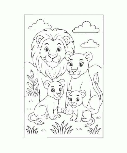 Ausmalbild Tiere 036