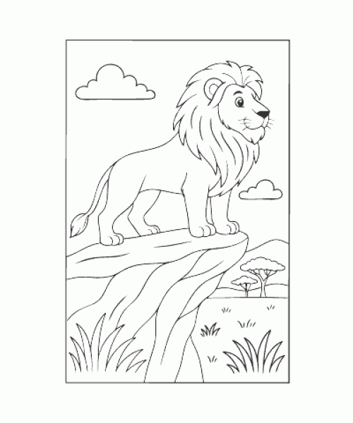 Ausmalbild Tiere 037