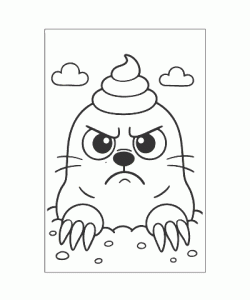 Ausmalbild Tiere 044