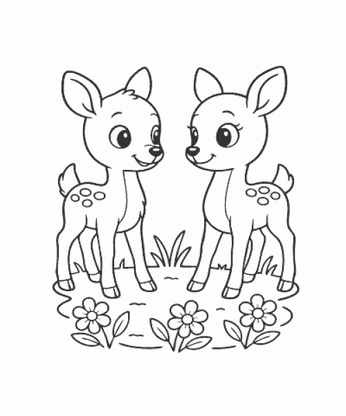 Ausmalbild Tiere 048