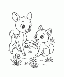 Ausmalbild Tiere 051