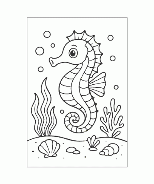 Ausmalbild Tiere 057