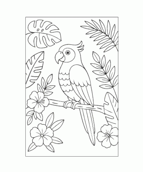 Ausmalbild Tiere 061