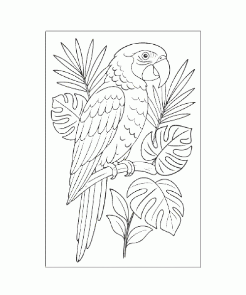 Ausmalbild Tiere 064