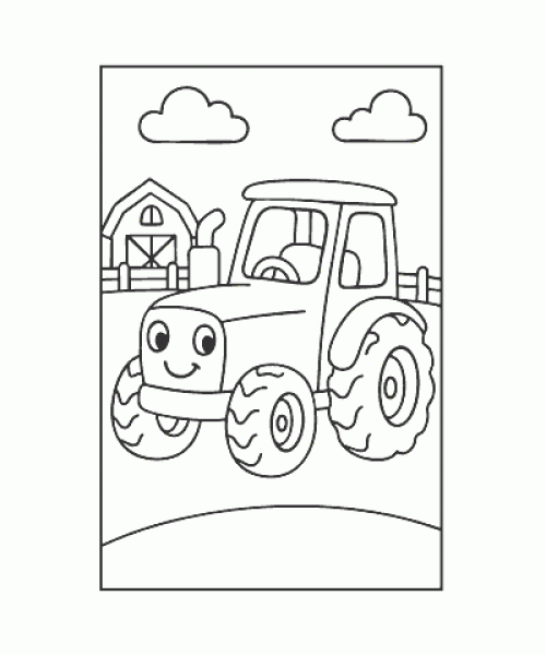 Ausmalbild-Traktor_001