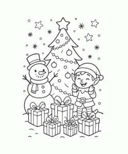 Ausmalbild-Weihnachten-002