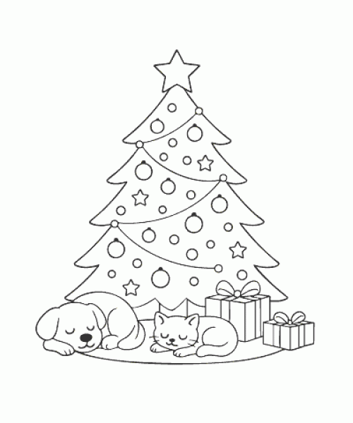 Ausmalbild-Weihnachten-015