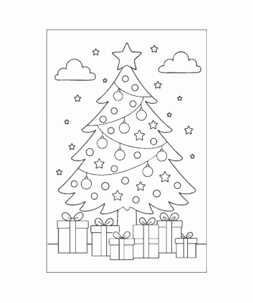 Ausmalbild-Weihnachten-055