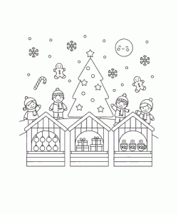 Ausmalbild-Weihnachten-083