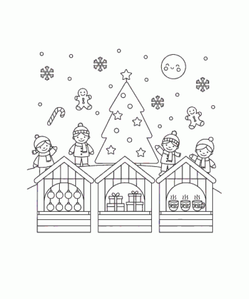 Ausmalbild-Weihnachten-083