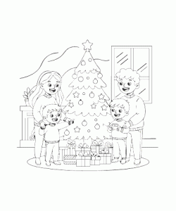 Ausmalbild-Weihnachten-087