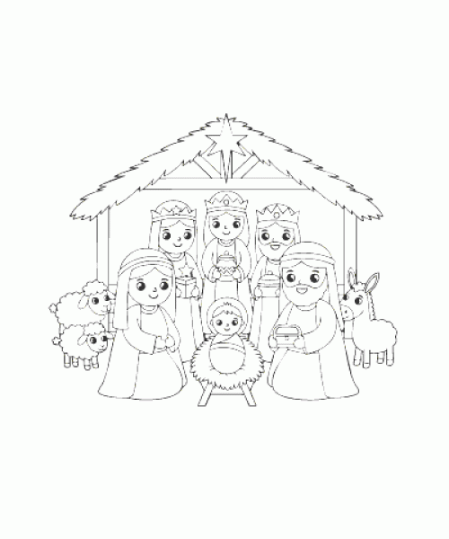 Ausmalbild-Weihnachten-088