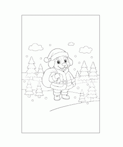 Ausmalbild-Weihnachten-089