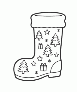 Ausmalbild Weihnachten 091