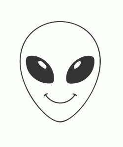 Ausmalbild Weltall 003