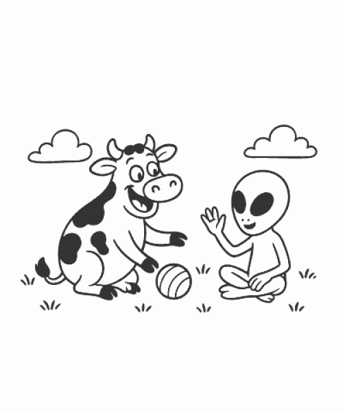 Ausmalbild Weltall 015