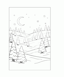 Ausmalbild-Winter 021