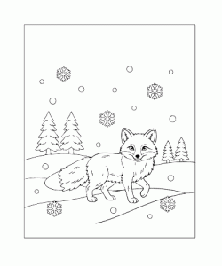 Ausmalbild Winter 032