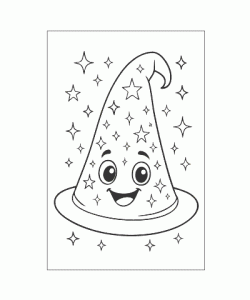 Ausmalbild Zauberei 009