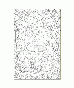 Ausmalbild Zauberei 013