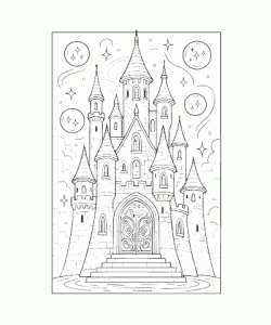 Ausmalbild Zauberei 018