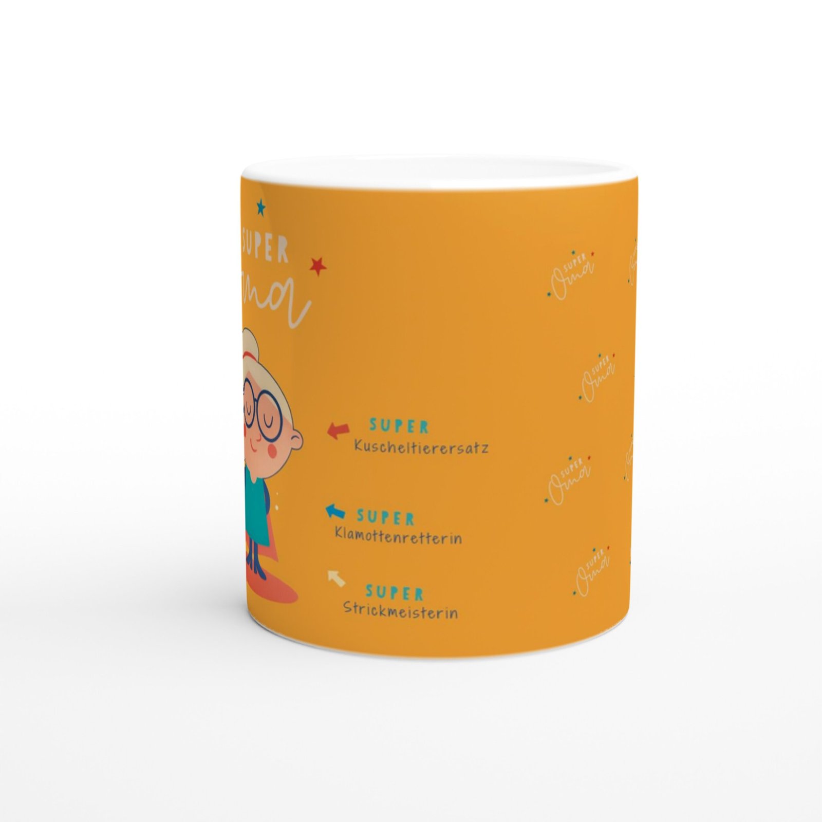 Tasse Super Oma – Die Heldin des Alltags auf einer Tasse 💖 – Bild 4