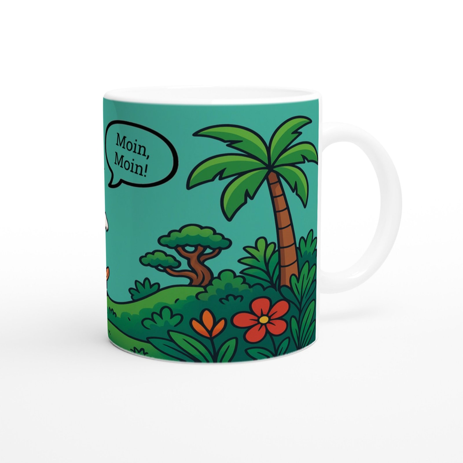 Tasse skatendes Einhorn – Bild 3